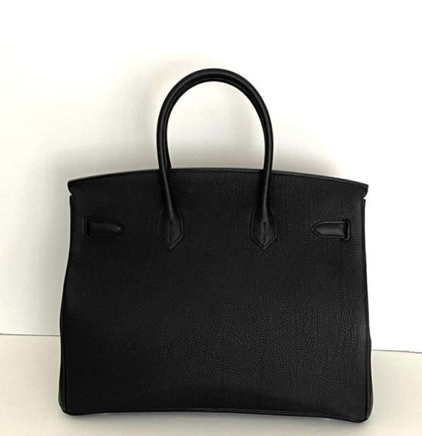 HERMES BIRKIN 35 BLACK TOGO GOLD HARDWARE - Image 3