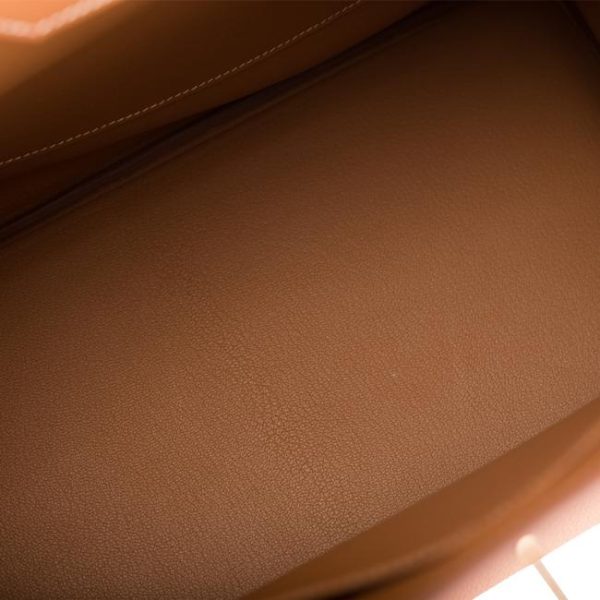 HERMES BIRKIN 35 BROWN TOGO GOLD HARDWARE - Image 4