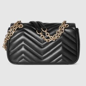 Gucci Marmont Small Flap Black Bag