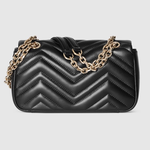 Gucci Marmont Small Flap Black Bag