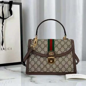 Gucci Ophidia Small Beige Top Handle