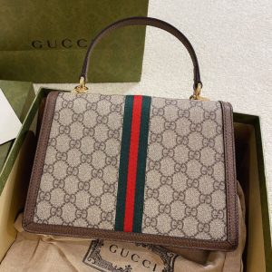 Gucci Ophidia Small Beige Top Handle