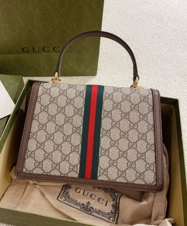 Gucci Ophidia Small Beige Top Handle