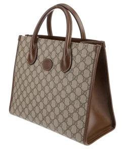 GUCCI GG CANVAS SMALL TOTE