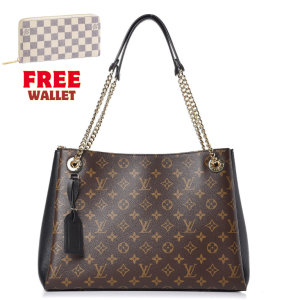 LOUIS VUITTON Monogram Surene MM Black