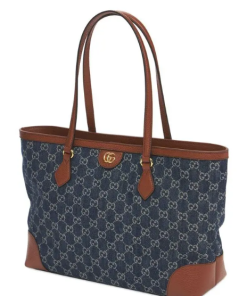 GUCCI Md Ophidia Gg Jacquard Denim