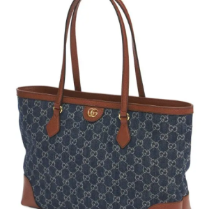 GUCCI Md Ophidia Gg Jacquard Denim