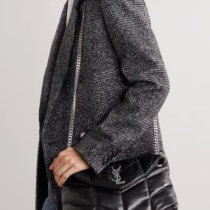 SAINT LAURENT Loulou Puffer Shoulder Black