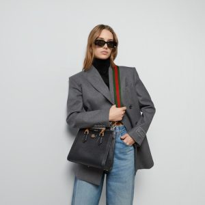 Gucci Diana Medium Black Tote
