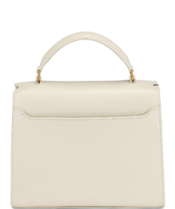 SAINT LAURENT Cassandra top bag White