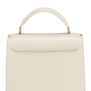 SAINT LAURENT Cassandra top bag White