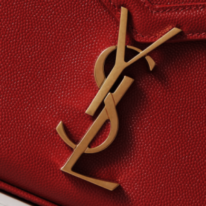 SAINT LAURENT Cassandra top handle bag Maroon