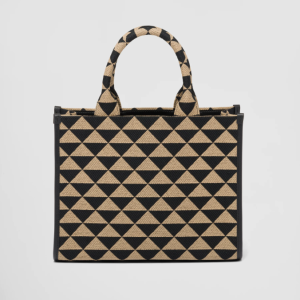 Alternative view of Small Prada Symbole jacquard fabric