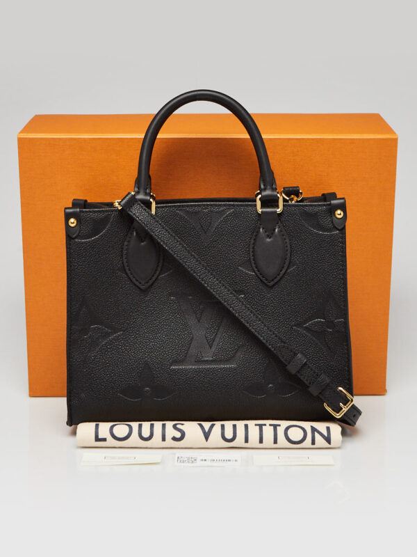Louis Vuitton Onthego GM Black Monogram Empreinte - Image 4