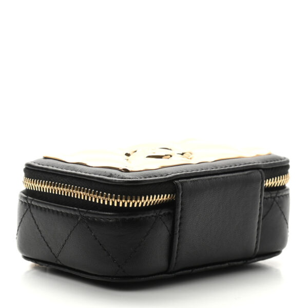 CHANEL Golden Plate Clutch With Chain - Image 3