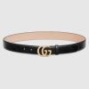 Gucci Wide Waist Belt Double G Pearl