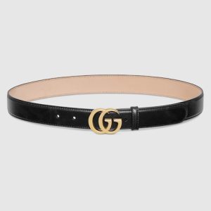Gucci Wide Waist Belt Double G Pearl