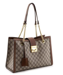 Gucci GG Supreme Padlock Shoulder Bag