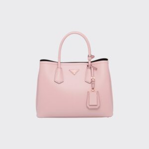 Medium Saffiano Leather Double Prada Bag