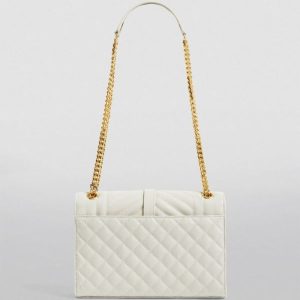 SAINT LAURENT Medium Envelope Matelassé Shoulder