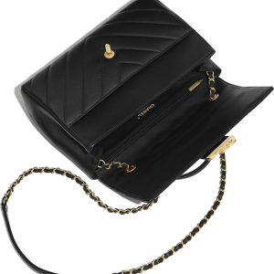 CHANEL Black Gold Class CC Top bag