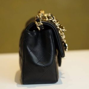Chanel Women Mini Flap Bag Gold-Tone