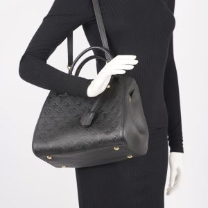 Alternative view of Louis Vuitton Montaigne Black Empreinte
