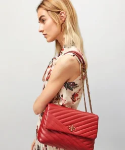 Tory Burch Kira chevron convertible shoulder