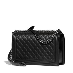 Alternative view of Chanel Boy Large Black