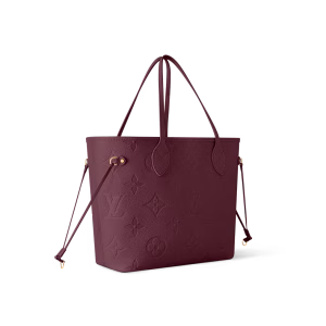 Alternative view of Neverfull Monogram Empreinte Wine