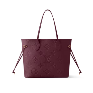 Neverfull Monogram Empreinte Wine
