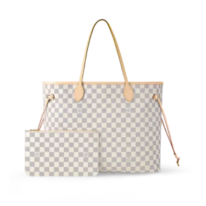 Louis Vuitton Neverfull Azure100% Cowhide Leather