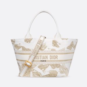 Dior Lambskin Cannage Mini Jolie Top Handle Bag Powder Pink