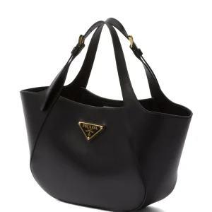 Alternative view of Prada medium triangle-logo tote bag