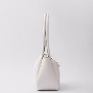 Alternative view of Prada Flou white leather shoulder bag