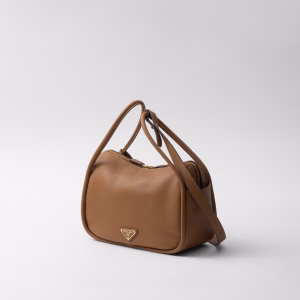 Alternative view of Prada Top Handle Bag in Caramel Leather