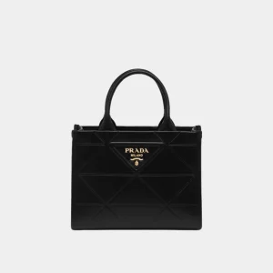 PRADA Mini Symbole Black Leather Bag