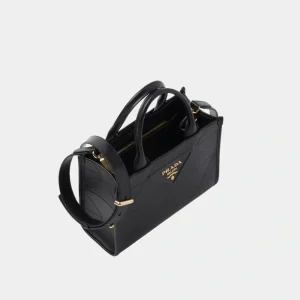 Alternative view of PRADA Mini Symbole Black Leather Bag