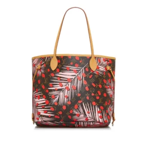 LOUIS VUITTON Monogram Jungle Dots Neverfull MM Tote Bag