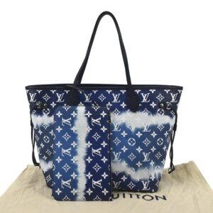 Alternative view of LOUIS VUITTON  Neverfull LV Escale MM Monogram Blue Bag