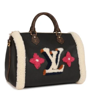 Alternative view of LOUIS VUITTON TEDDY SHEARLING SPEEDY 25 BANDOULIERE