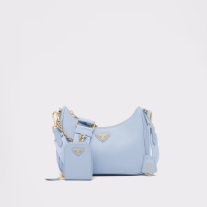 PRADA Re-Edition 2005 Saffiano Leather Blue Bag