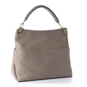 Alternative view of LOUIS VUITTON  Maida Monogram Empreinte Leather Hobo Tourterelle Bag