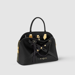 LOUIS VUITTON Leather Alma 103 Tote black Bag