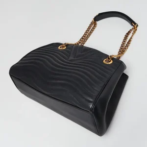 Alternative view of LOUIS VUITTON Calfskin New Wave Chain Tote Black