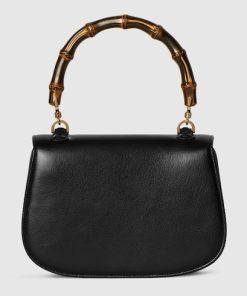 SMALL BAMBOO TOP HANDLE TOTE BAG