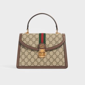 OPHIDIA SMALL TOP HANDLE BAG