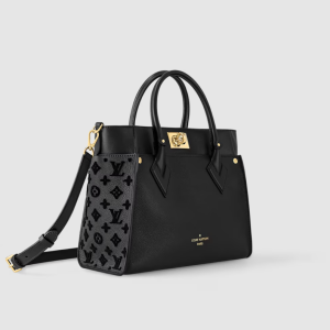 Alternative view of LOUIS VUITTON Grained Calfskin Shearling On My Side MM Black