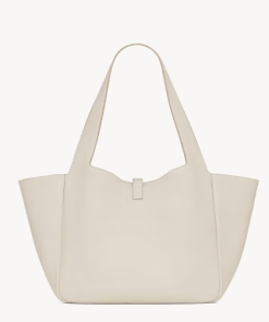 YSL LE 5 À 7 BEA IN GRAINED BLANC VINTAGE