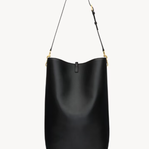 YSL OVERSIZED LE 37 IN GRAINED BLACK